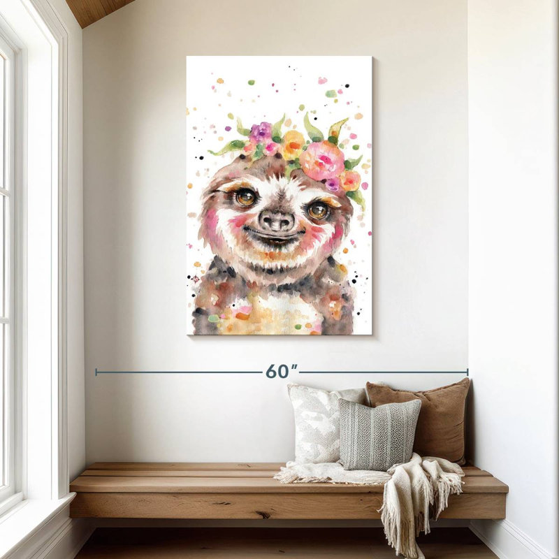 Brampt Little Sloth, 45" H x 30" W