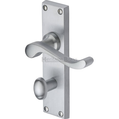 Heritage Brass Heritage Door Handle for Bathroom Bedford Design