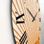 Orange Sun Print III - horloge murale moderne-60327362
