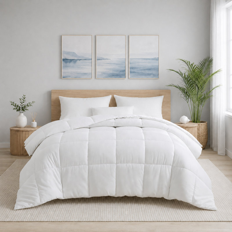 Édredon en polyester et duvet synthétique, Full