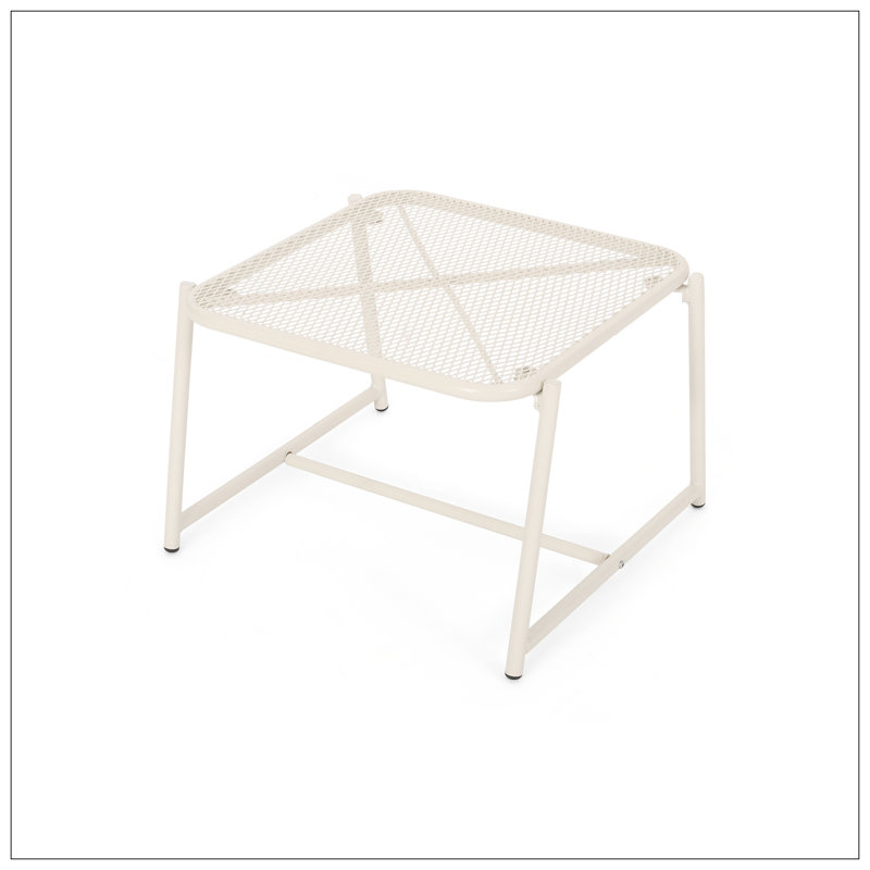 TABLE D'APPOINT H 13 "KINCAID, Blanc mat