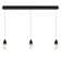 Martini 3 Light Crystal LED Multi-Light Pendant