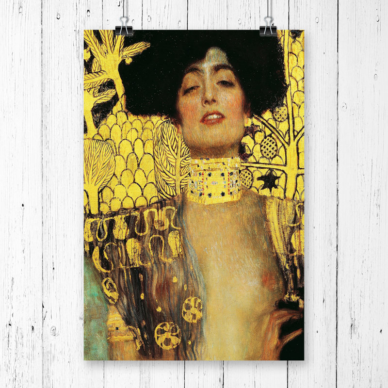 Gustav Klimt Judith - Frameless Print, 84.1 x 59.4cm
