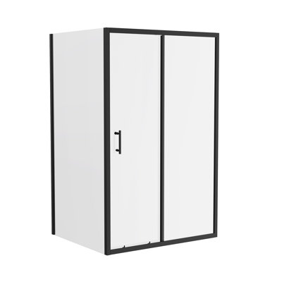 Bathroom Shower Enclosure Cubicle Sliding Door with 900mm Side Panel Screen - 1900 x 1200 mm