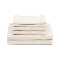 Handtücher (Weiß; 6 Bestandteile) zum Verlieben