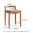 Cristiona Solid Wood Accent Stool