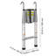 10 - Step Aluminium Extension Ladder
