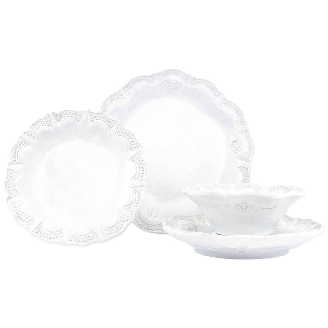 Incanto Stone Lace Four - Piece Place Setting VIETRI 