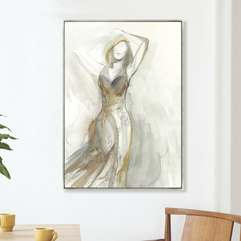 Call It Love Print by Jean Kenna, Image Brush Gel, 44.5" H x 31.5" W