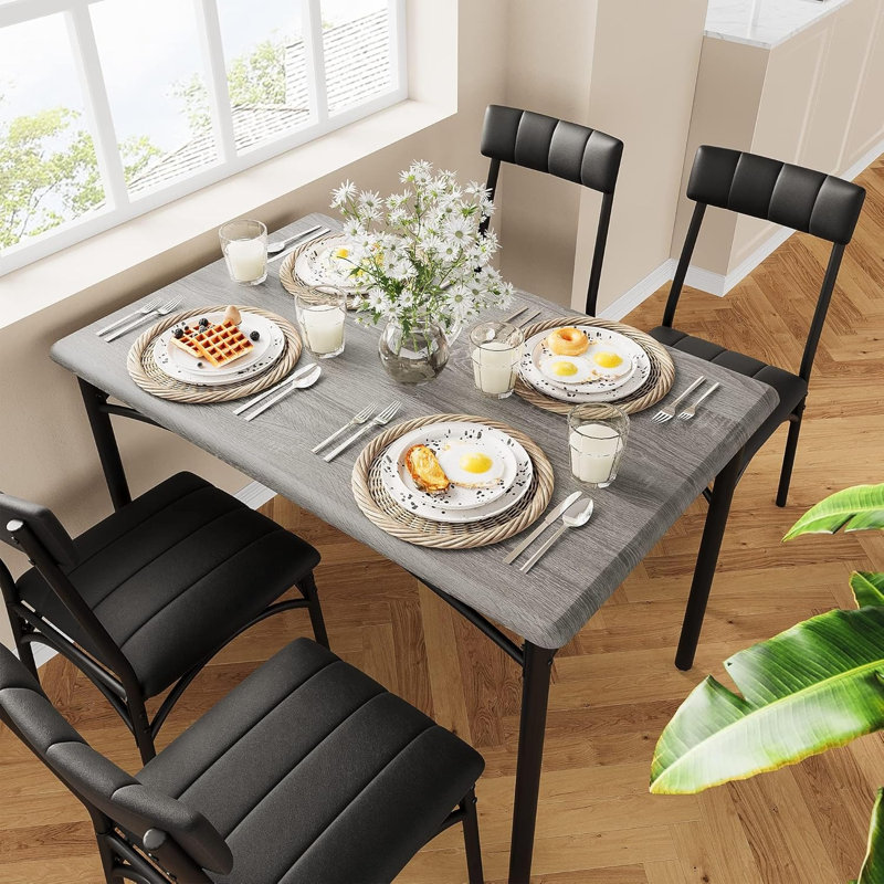 Dining Set, Gray, Gray, Gray, Gray