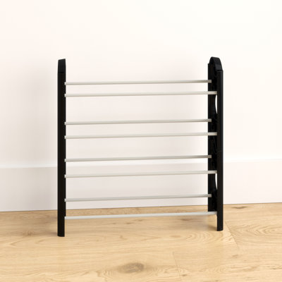 12 Pair Stackable Shoe Rack