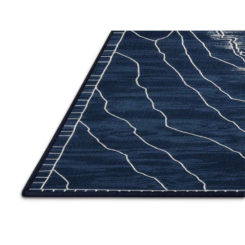  Tapis bord de mer lavable, Carré 5 pi