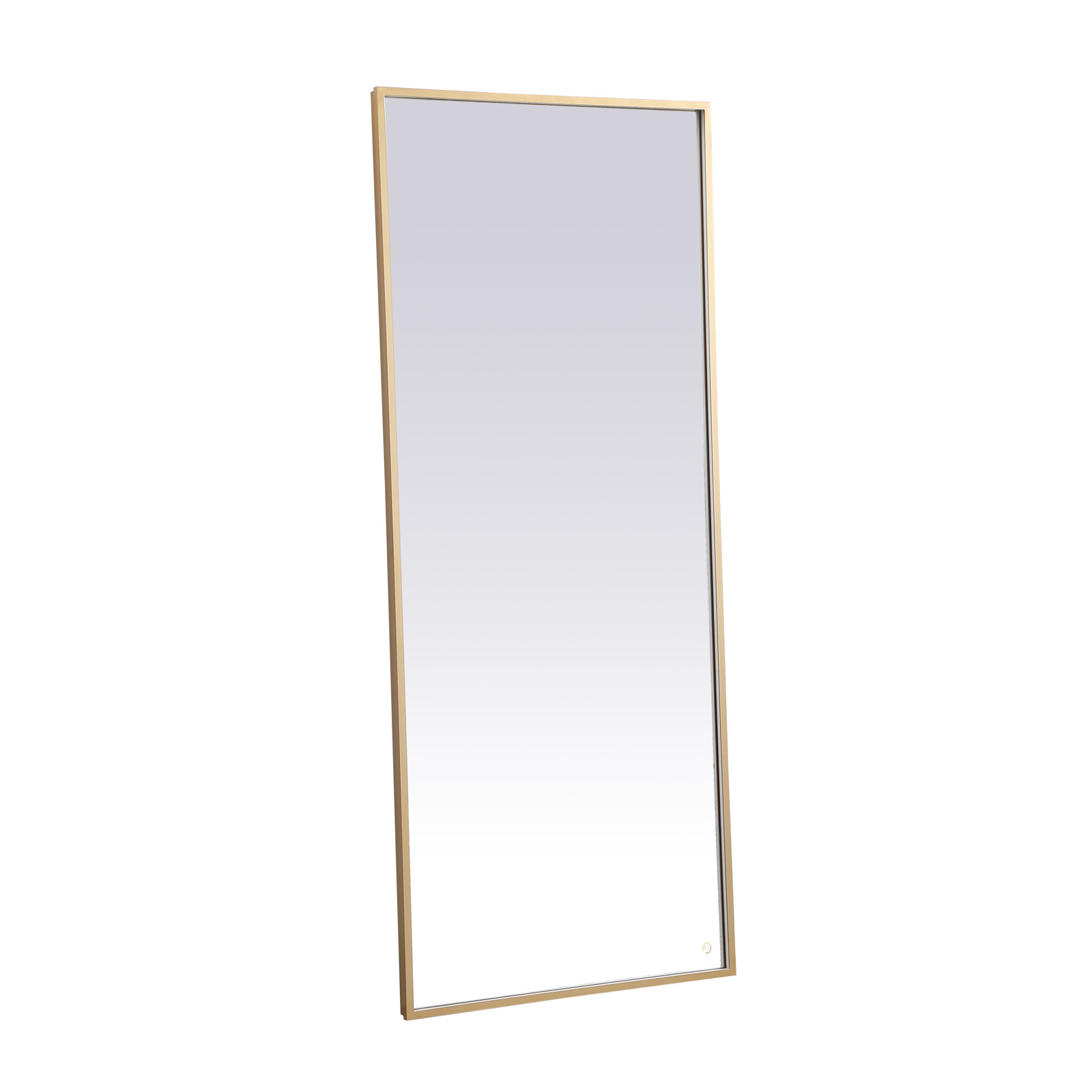 Piche Aluminum Mirror, Brass, 30" x 72"