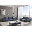 Canapé en cuir bleu marine EK8008-61959459