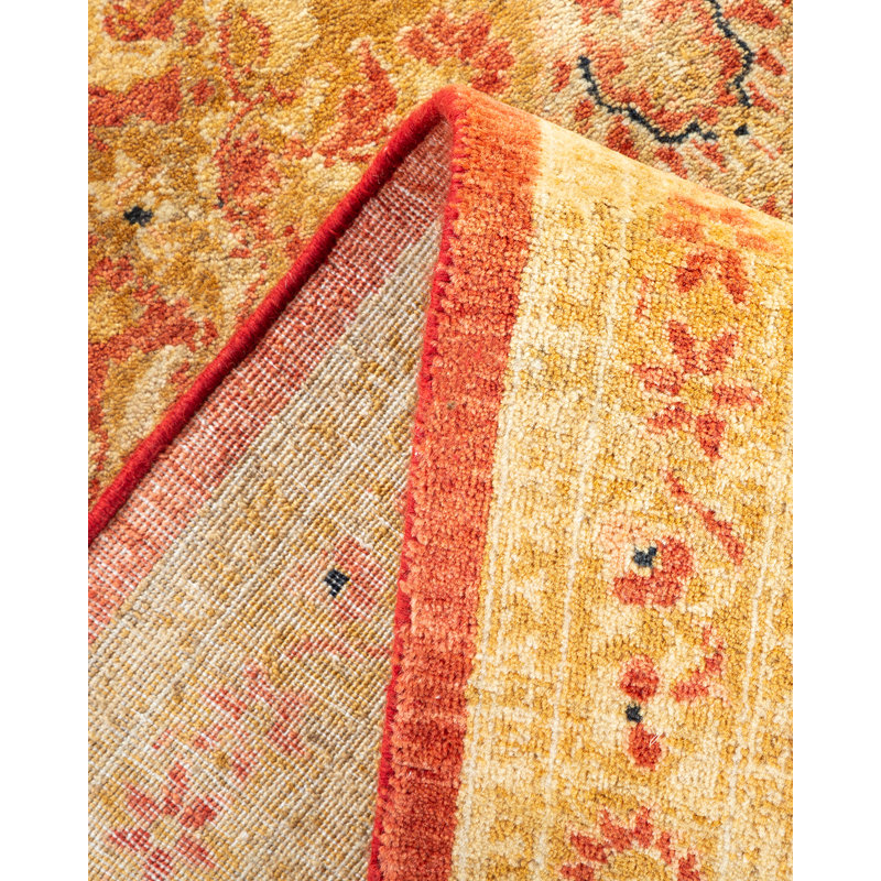 Classic One-of-a-Kind 6' 3" x 9' 6" Hand Knotted Area Rug