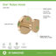 Ensemble de quincaillerie pour salle de bain 4 pièces Dia-62449414