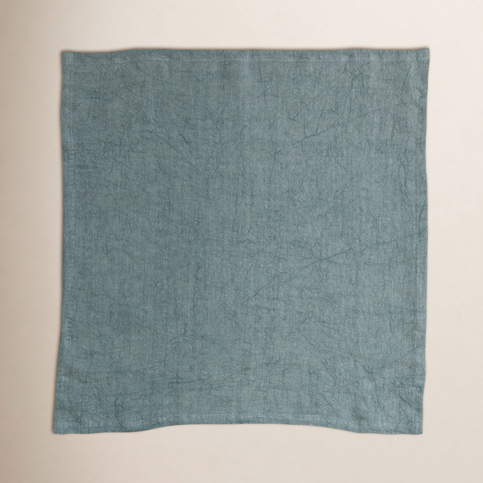Vernon Stonewashed Linen Napkin, 18" x 18", Mint