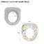 Round Cushioned Toilet Seat