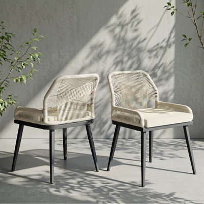 Ensemble de 2 chaises d'extérieur Dinkins