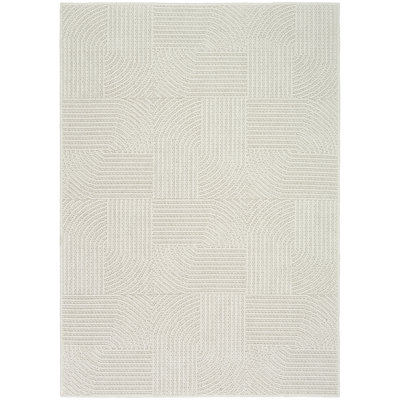 Coedy Beige Ivory Modern Indoor Rug