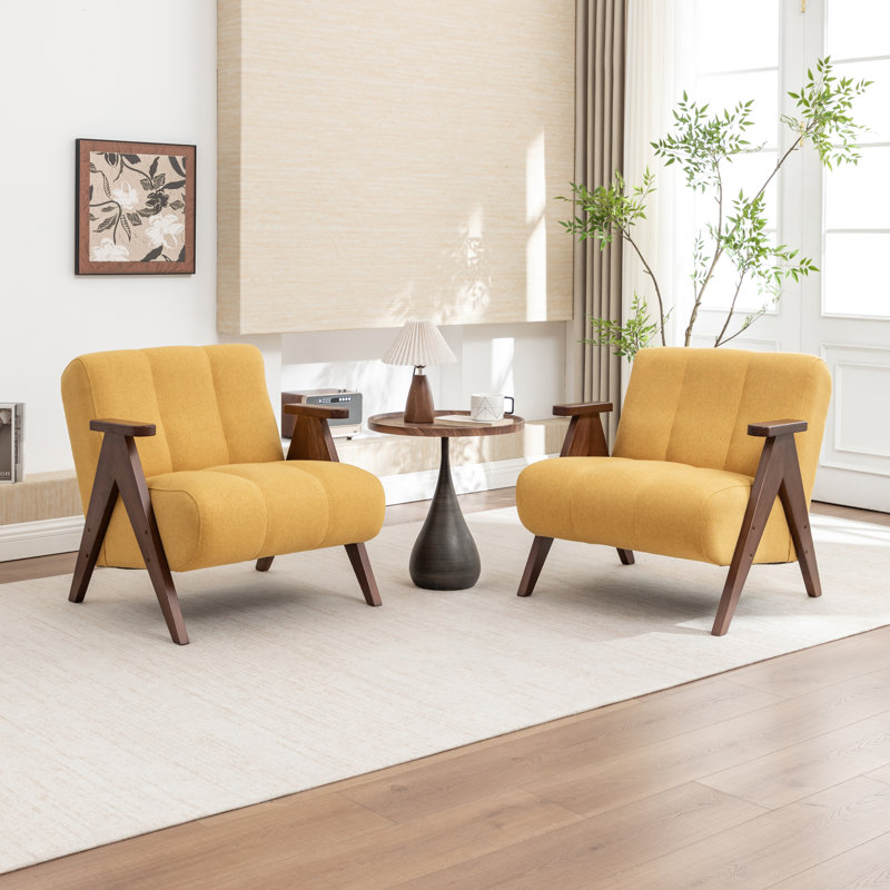 Fauteuil Chenice, Jaune