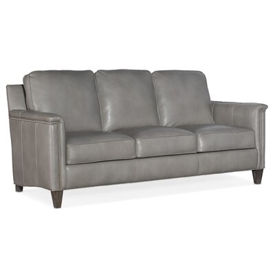 Davidson 77"" Genuine Leather Square Arm Sofa -  Bradington-Young, 534-95-922100-28-ST-#9FN