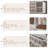 Retro White Solid Wood;Manufactured Wood Sideboard