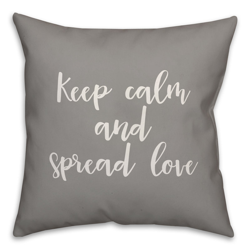 Throw Pillow, Gray, Pillow Cover & Insert