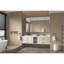 Miroir de salle de bain X 48 po - Rouille, reflet transparent, noir mat, luxe pour la corrosion décorative, look charmant