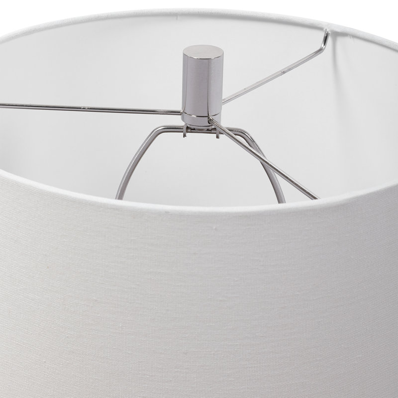 Lampe de table standard grise 20 "Adrien