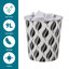 JVL Plastic Decorative Bin