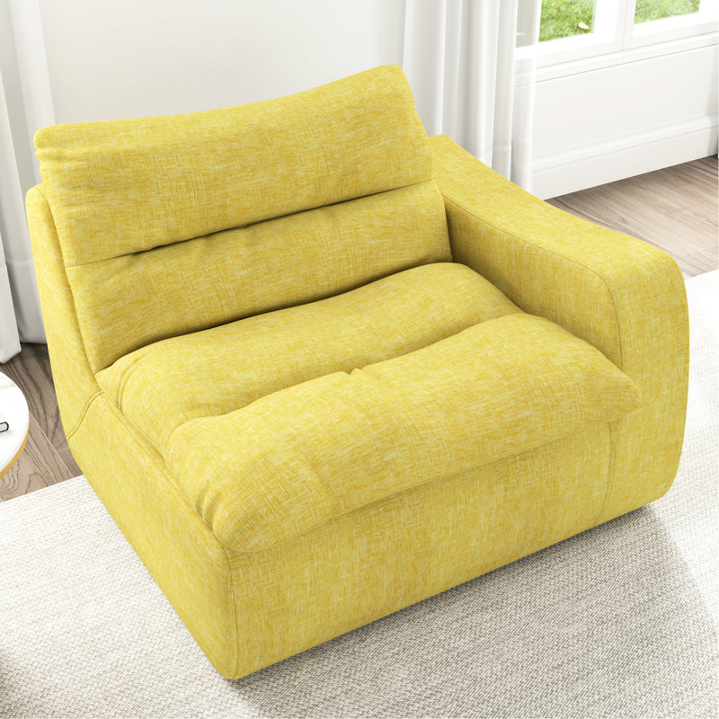Coussin de sol ergonomique - Améliore la posture de la commode légère jaune posture, Jaune