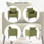 Fauteuil demi-tonneau de 29,55 po Meribeth-490483524