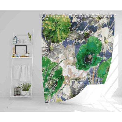 Nexus 2 Piece Polyester Shower Curtain Set