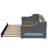 Sofa Bed Twin XL With Trundle And LED Lighting-514776883-514776886