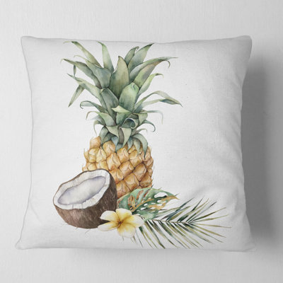 Floral Throw Pillow