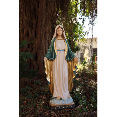 Virgin Mary Figure Statue Religious Decor Indoor/Outdoor