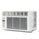 Climatiseur de fenêtre de 6 000 BTU, noir et blanc, avec refroidisseur jusqu'à 250 pieds carrés, blanc