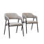 Chaise avec accoudoirs rembourrée Charneco-32928284