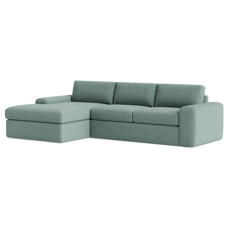 The OG Chaise Sectional, Performance Weave - Spa, Left Hand Facing