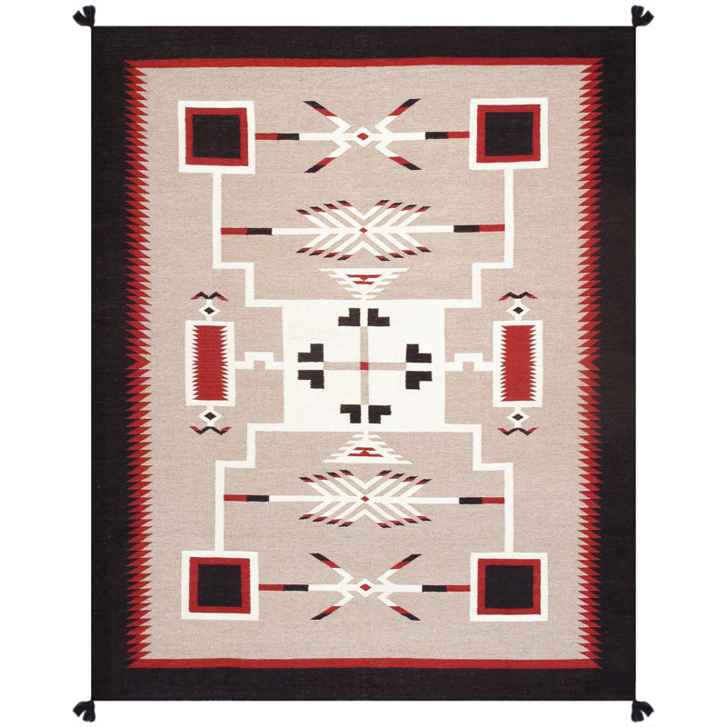 Southwestern Area Rug in Ivory