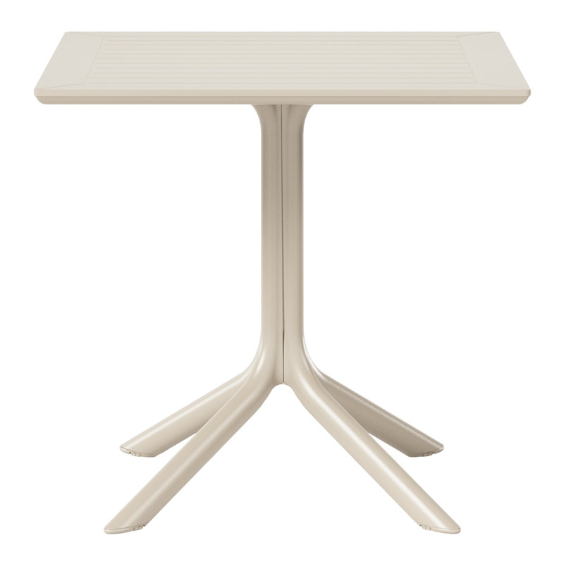 31.5" Outdoor Square Dining Table, Sand