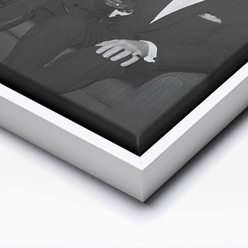 Rat Rat Pack, Canvas, White Framed, 11"H x 14"W