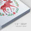 «Christmas Folk Owl» sur toile-383709662