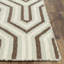 Normal Geometric Wool Hand Woven Area Rug-15716867