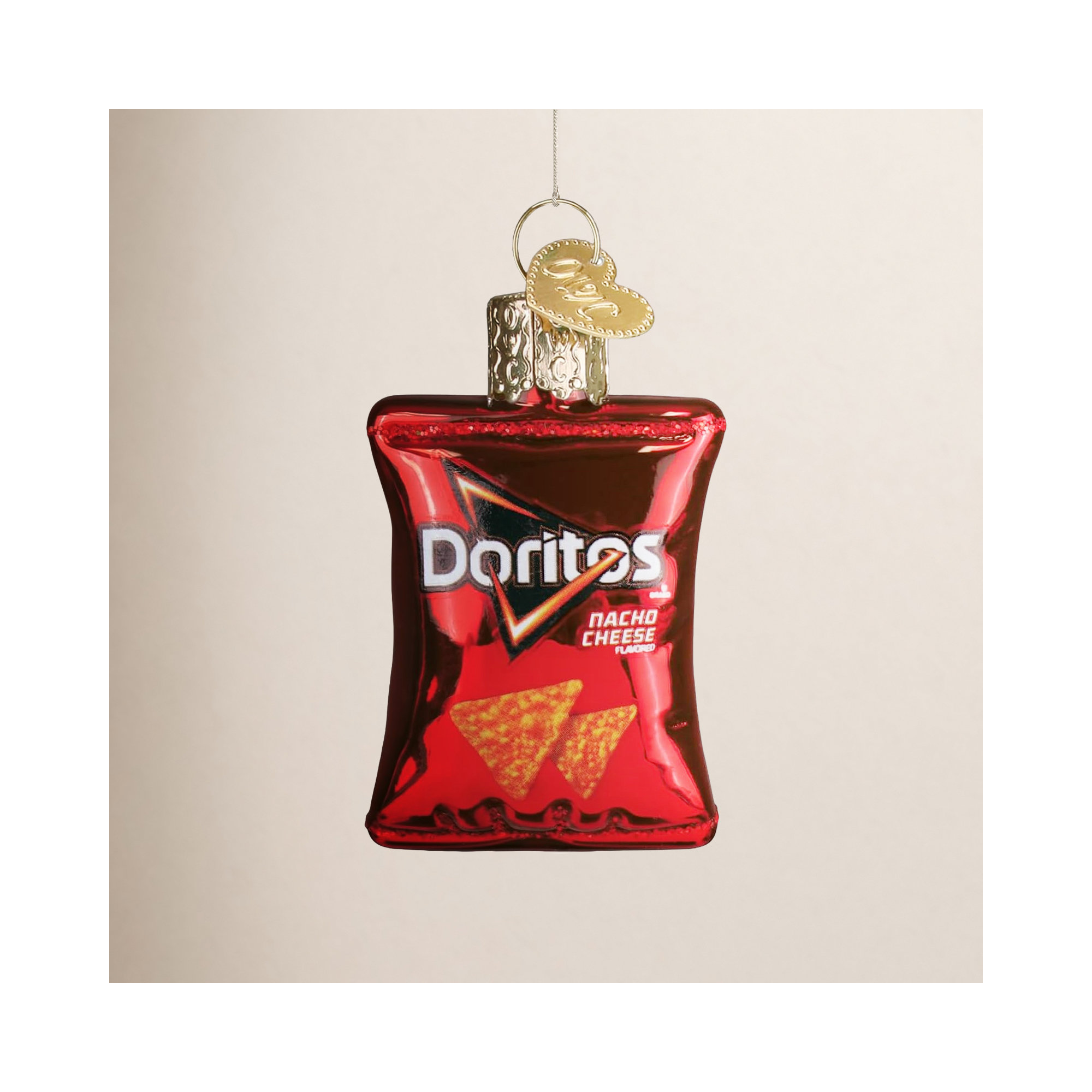 Old World Christmas Blown Glass Ornament for Christmas Tree, Gumdrops (Mini) Collection, Doritos Nacho Cheese
