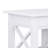 Kitchener 21"W Solid Wood Contemporary Square End Table with Drawer, Open Shelf and X-Design-619516469-554233598
