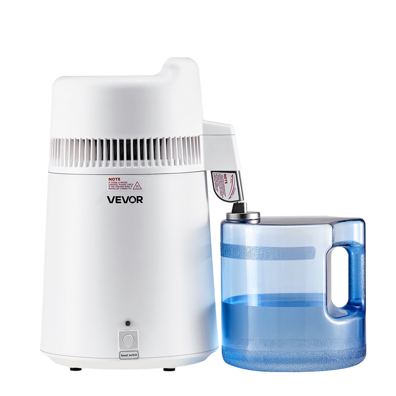 Verre en acier inoxydable 750L 4L, Blanc, H 19,69 po x l 11,81 po x P 11,81 po