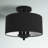 Sawicki Fabric Semi Flush Mount