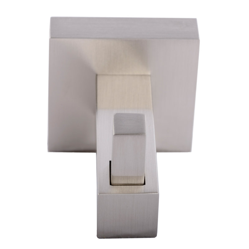Capri 3 Piece Wall Mounted Brass Bathroom Hardware Set, Brushed Nickel